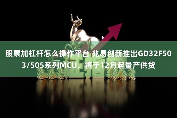 股票加杠杆怎么操作平台 兆易创新推出GD32F503/505系列MCU，将于12月起量产供货