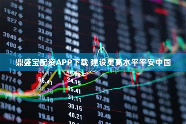 鼎盛宝配资APP下载 建设更高水平平安中国