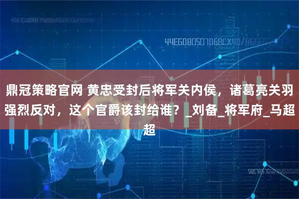 鼎冠策略官网 黄忠受封后将军关内侯，诸葛亮关羽强烈反对，这个官爵该封给谁？_刘备_将军府_马超